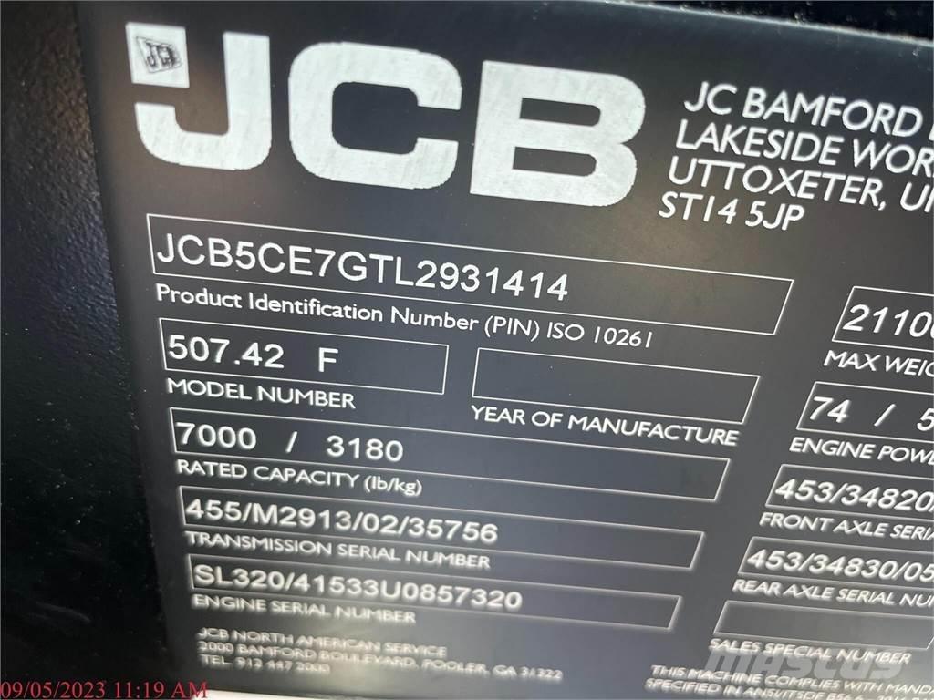 JCB 507-42 Kurottajat