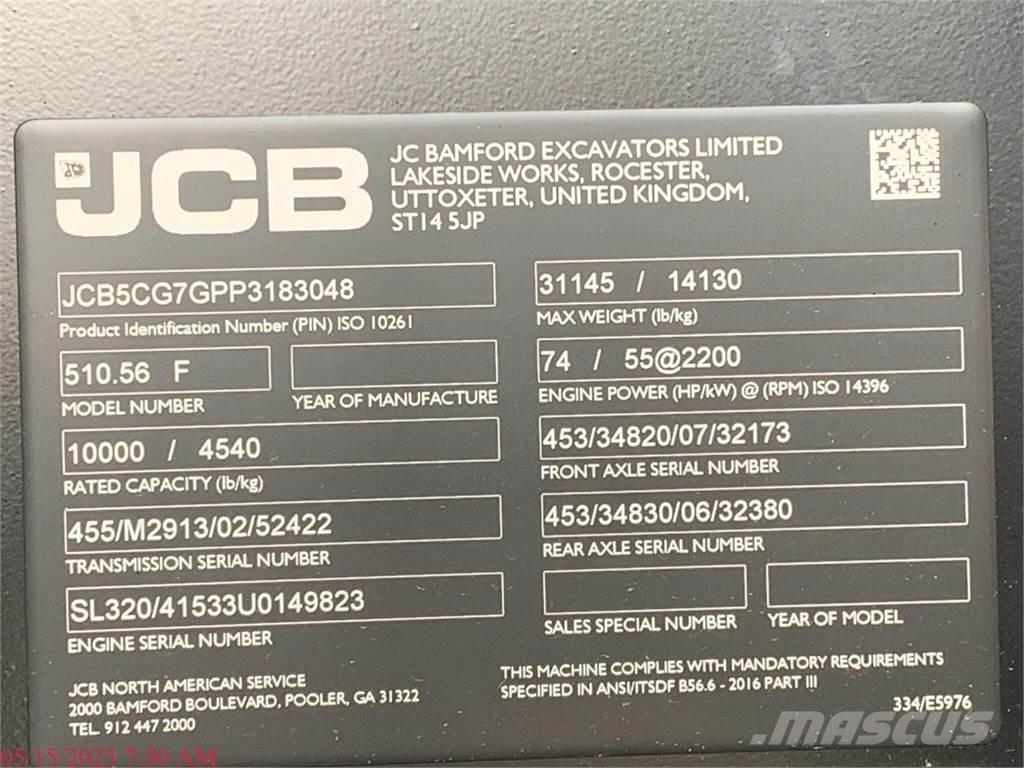 JCB 510-56 Kurottajat