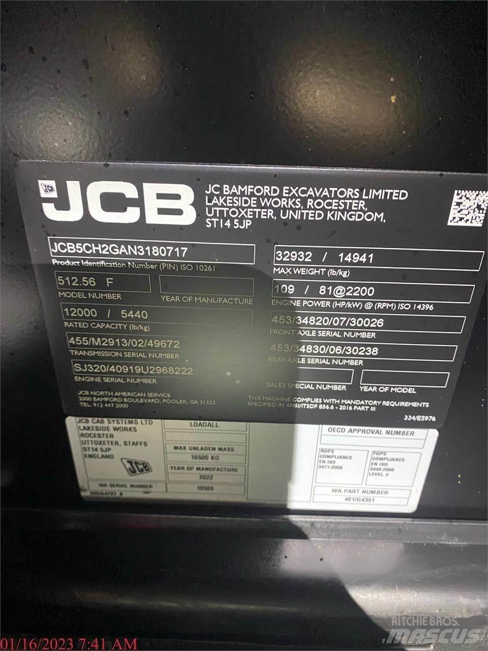 JCB 512-56 Kurottajat