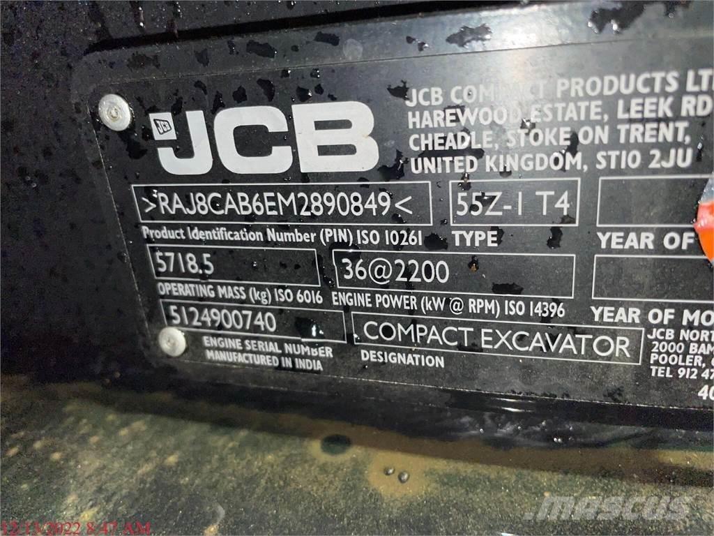 JCB 55Z-1 Minikaivukoneet < 7t