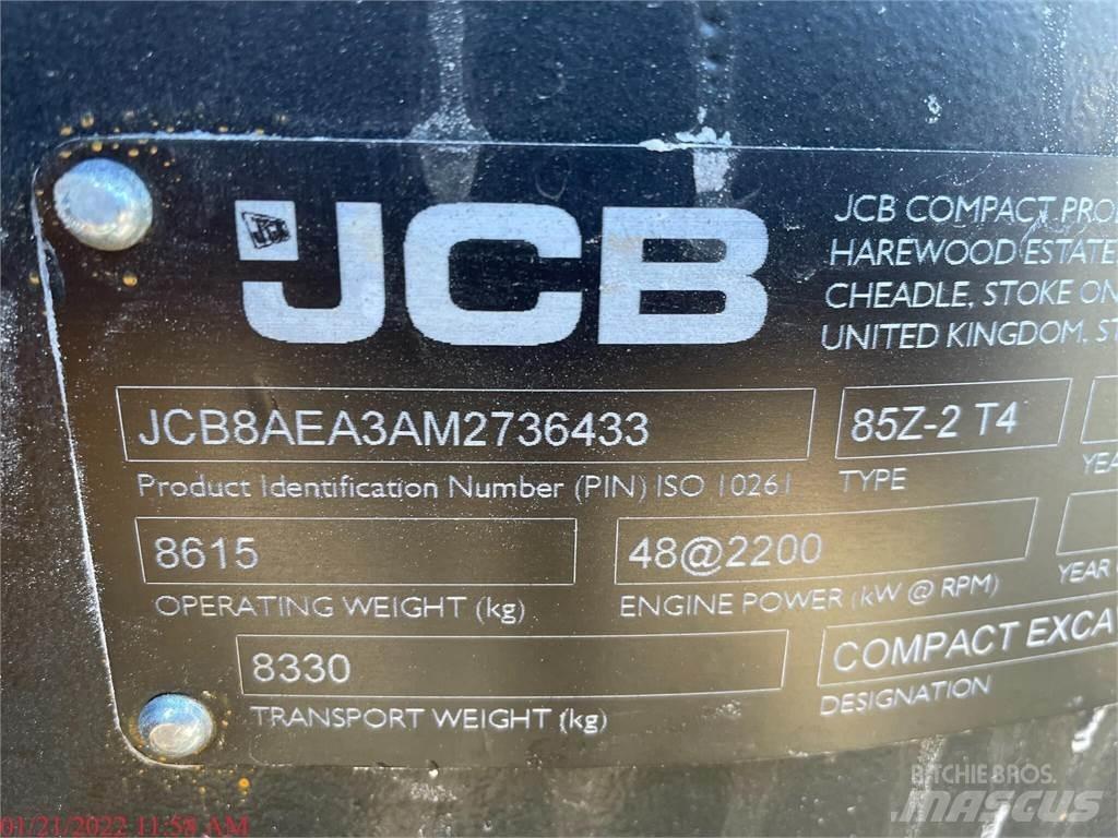 JCB 85Z-2 Telakaivukoneet
