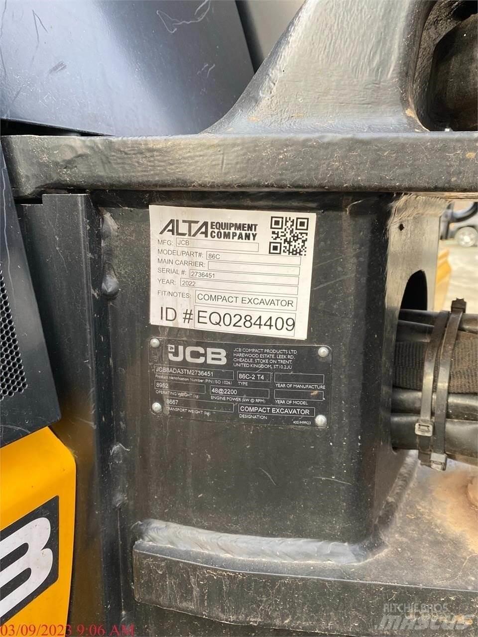 JCB 86C-2 Telakaivukoneet