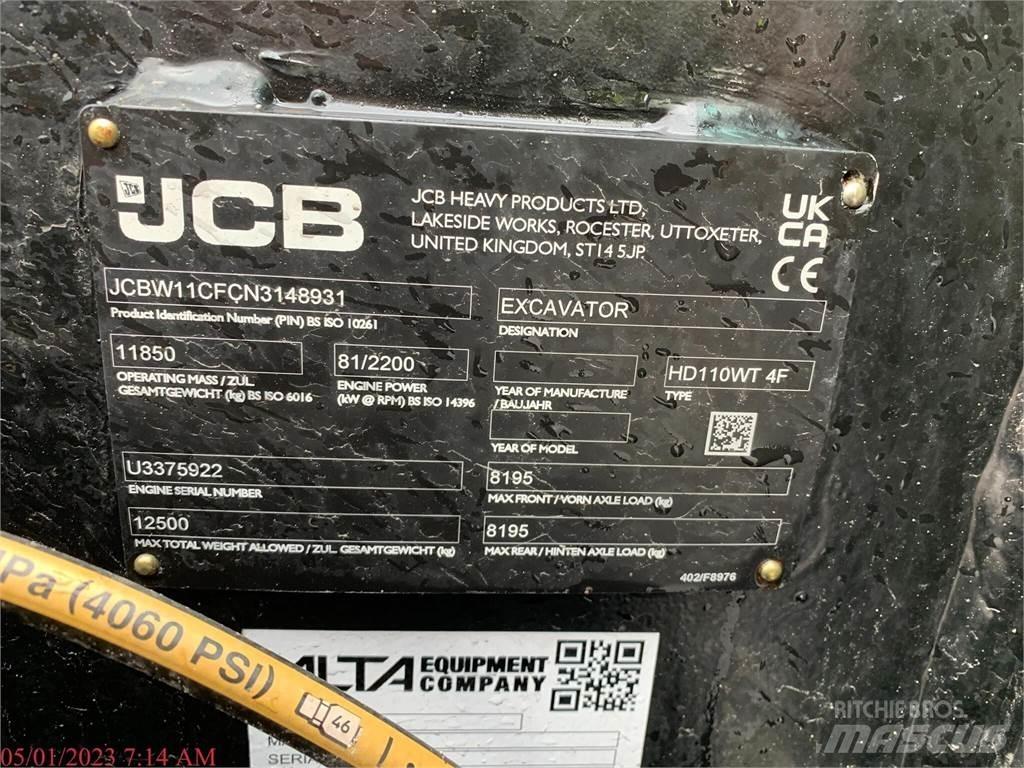 JCB HD110W Pyöräkaivukoneet