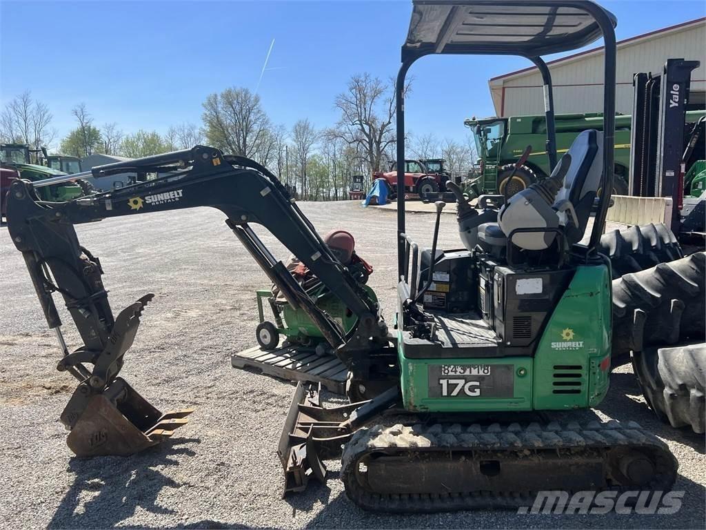 John Deere 17G Minikaivukoneet < 7t