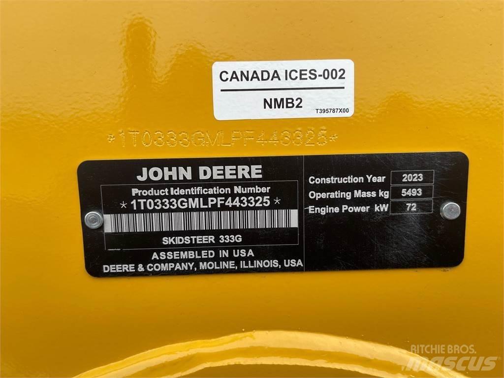 John Deere 333G Metsä murskaimet