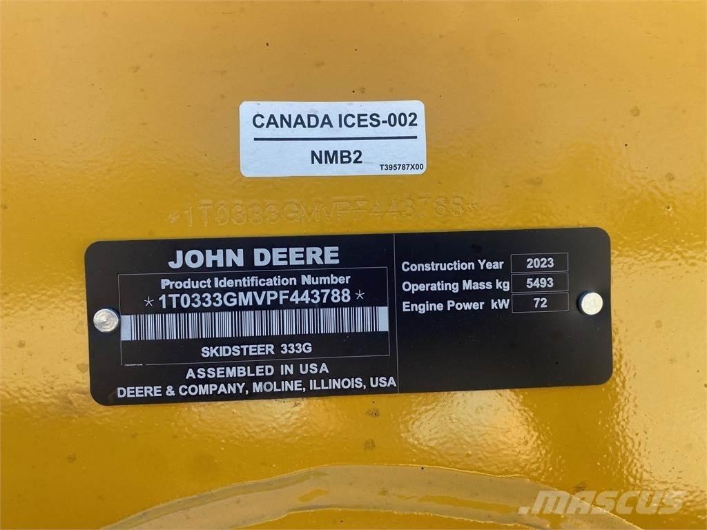 John Deere 333G Liukuohjatut kuormaajat
