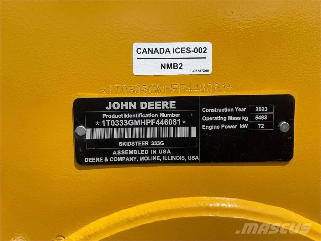 John Deere 333G Liukuohjatut kuormaajat