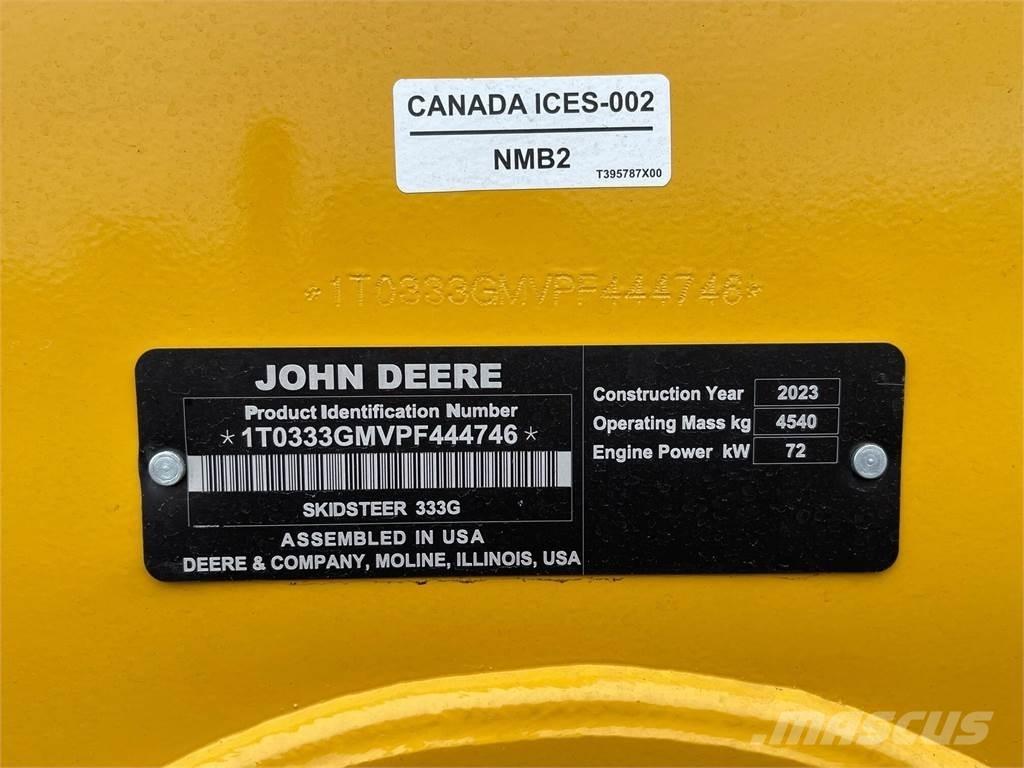 John Deere 333G Liukuohjatut kuormaajat