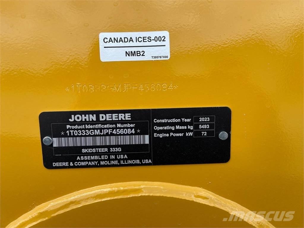 John Deere 333G Liukuohjatut kuormaajat
