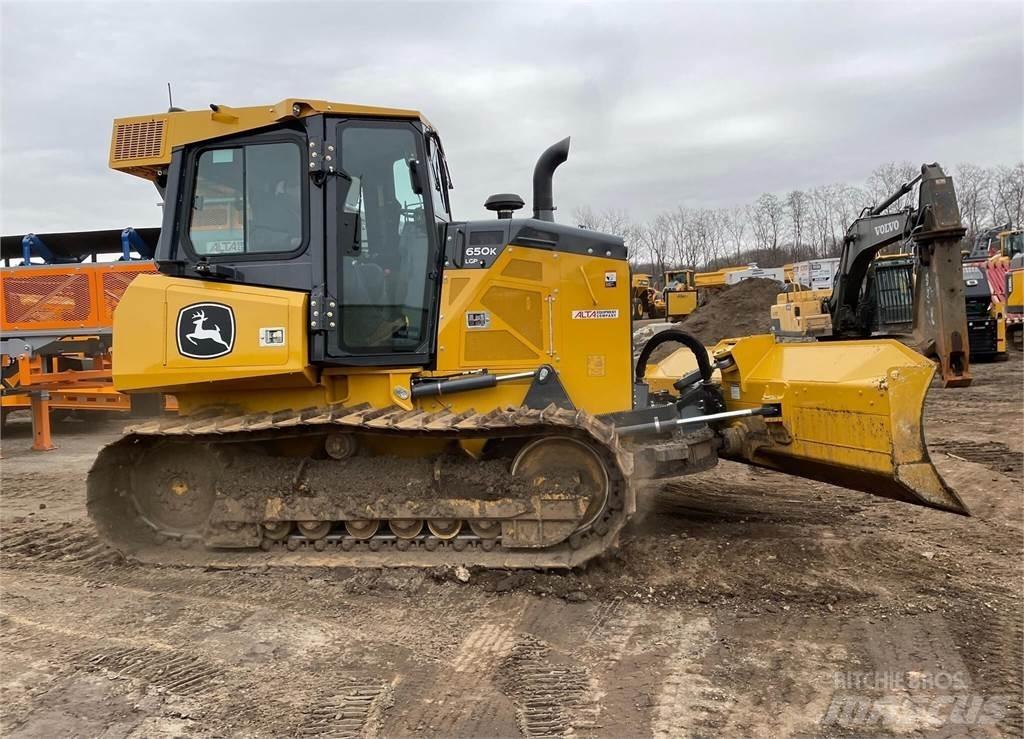 John Deere 650K LGP Telaketjupuskutraktorit