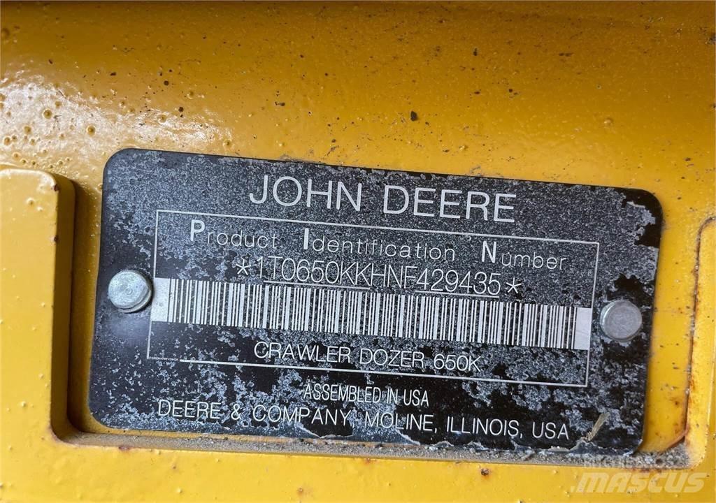 John Deere 650K LGP Telaketjupuskutraktorit