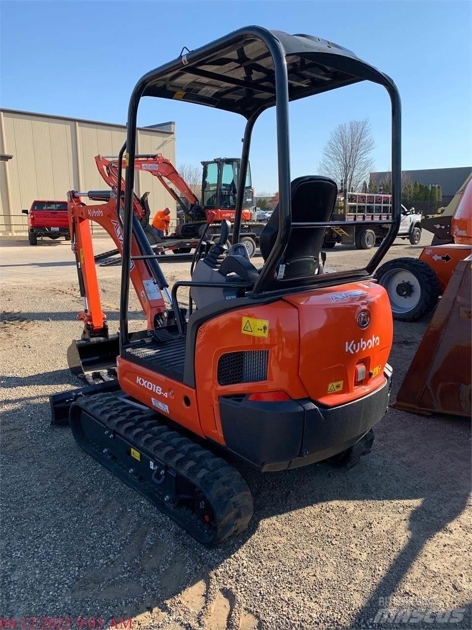 Kubota KX018-4 Minikaivukoneet < 7t