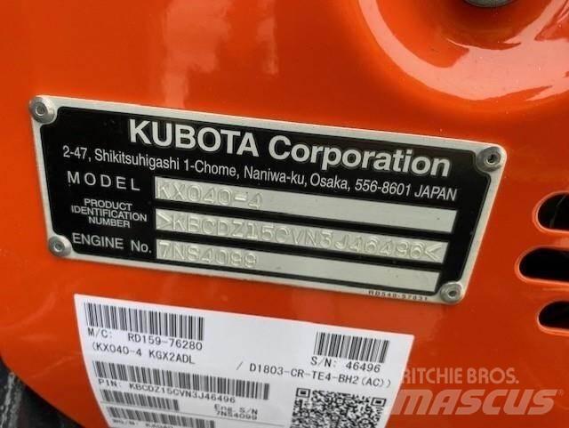 Kubota KX040-4 Minikaivukoneet < 7t