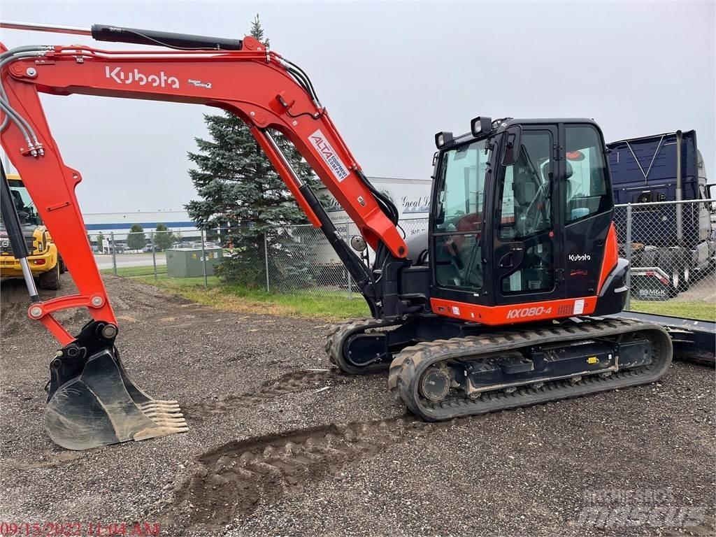 Kubota KX080-4 Telakaivukoneet
