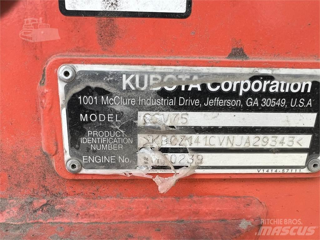Kubota SSV75 Liukuohjatut kuormaajat