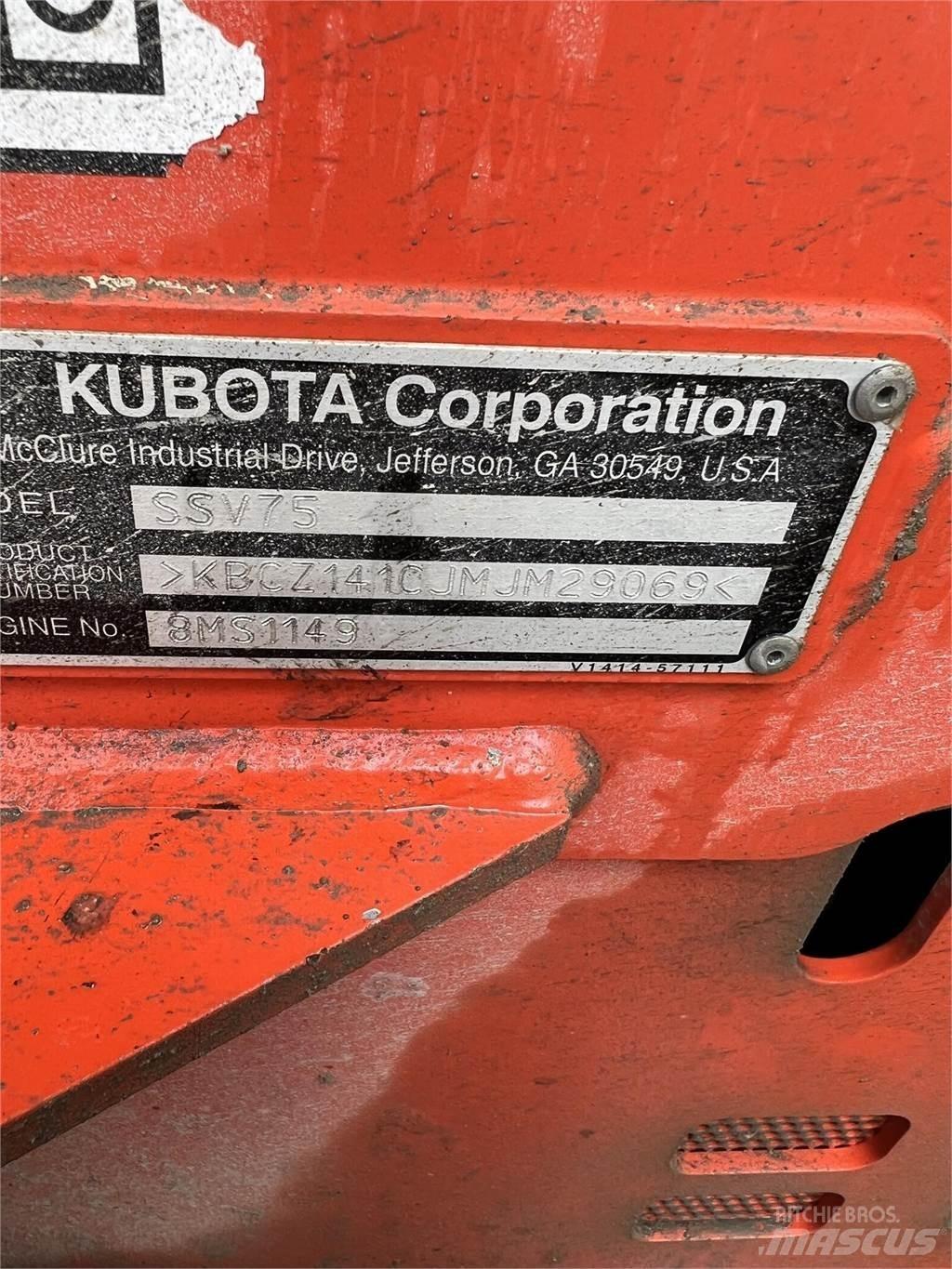 Kubota SSV75 Liukuohjatut kuormaajat