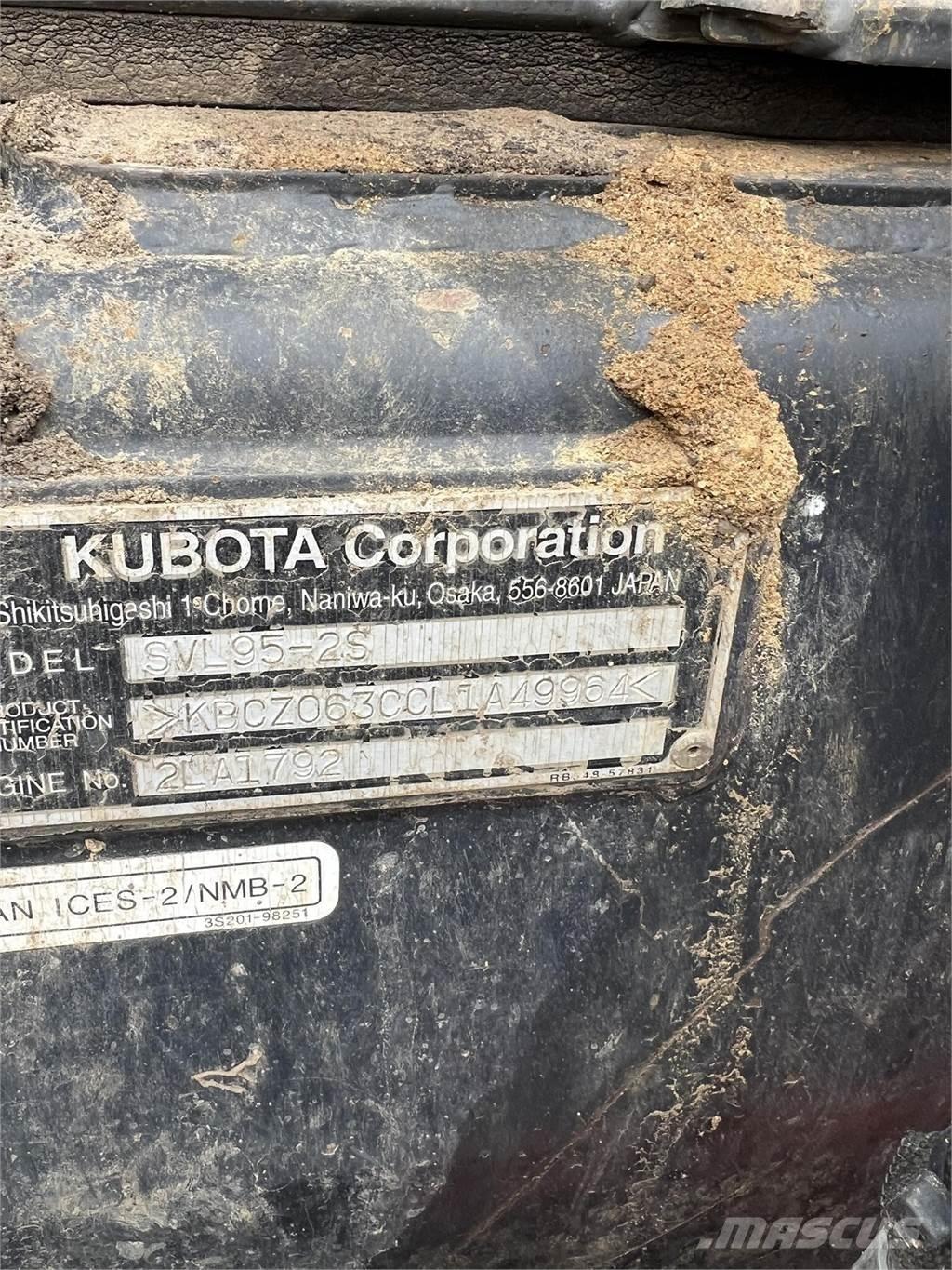 Kubota SVL95-2S Liukuohjatut kuormaajat