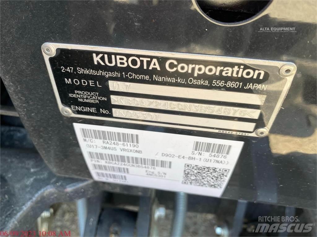 Kubota U17 Minikaivukoneet < 7t