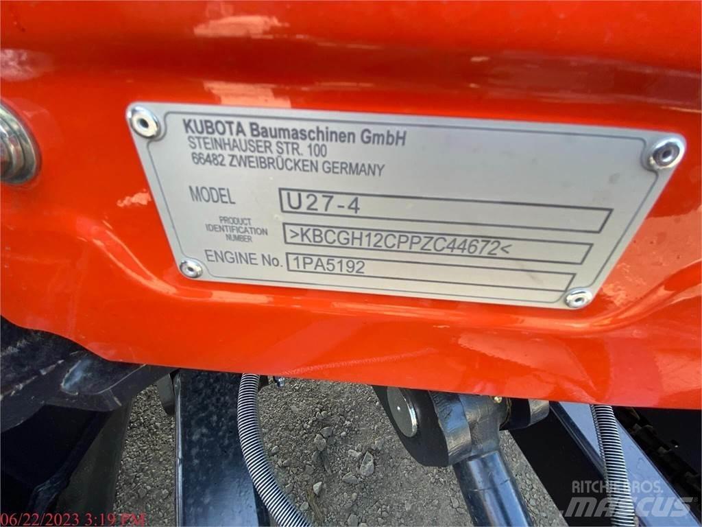 Kubota U27-4 Minikaivukoneet < 7t