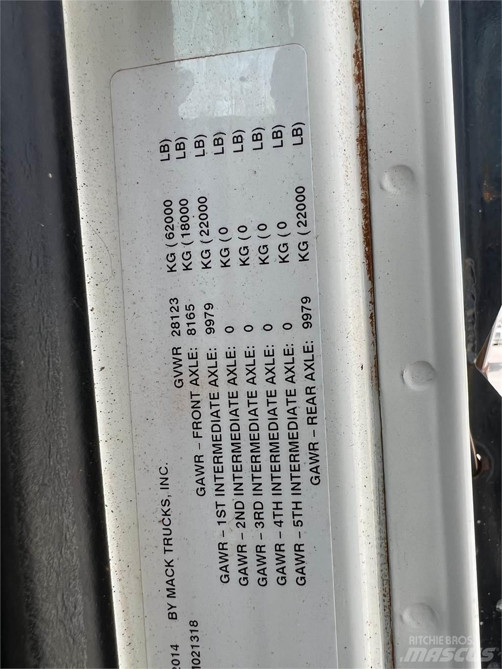 Mack GRANITE GU713 Muut koneet