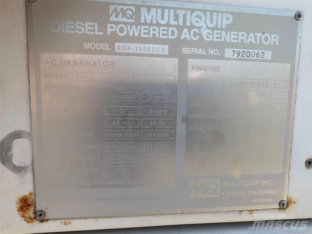 MultiQuip 150 KVA Muut generaattorit