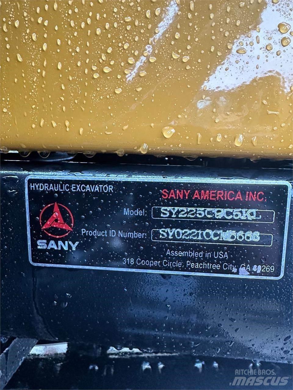 Sany SY225C Telakaivukoneet