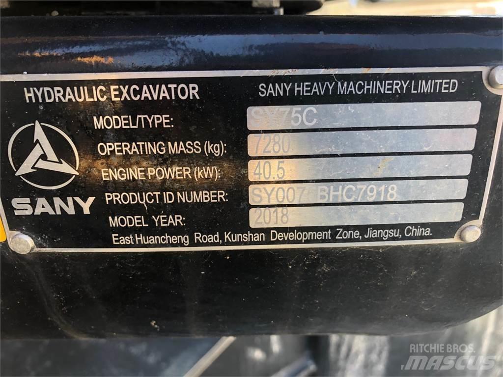 Sany SY75C Telakaivukoneet