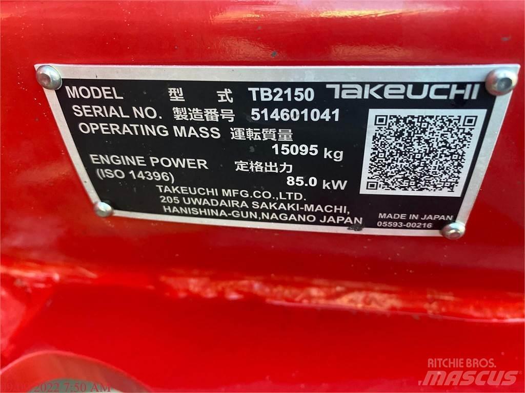 Takeuchi TB2150 Telakaivukoneet