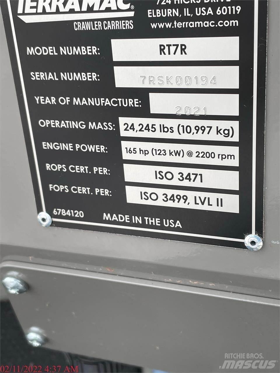 Terramac RT7R Teladumpperit