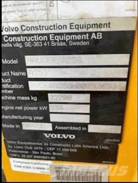 Volvo A25G Dumpperit