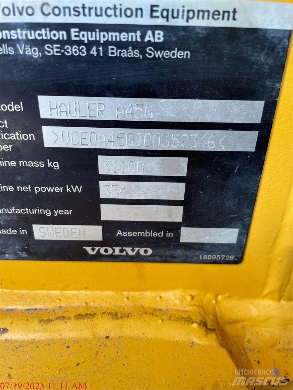 Volvo A45G Dumpperit