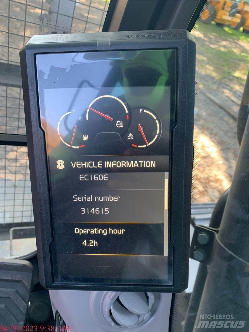 Volvo EC160EL Telakaivukoneet