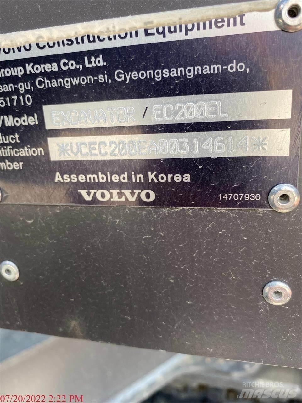 Volvo EC200EL Telakaivukoneet