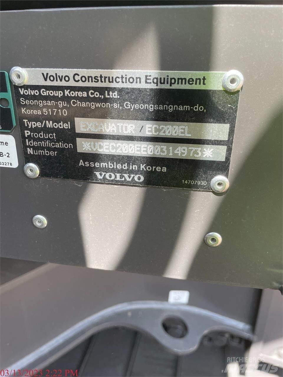Volvo EC200EL Telakaivukoneet