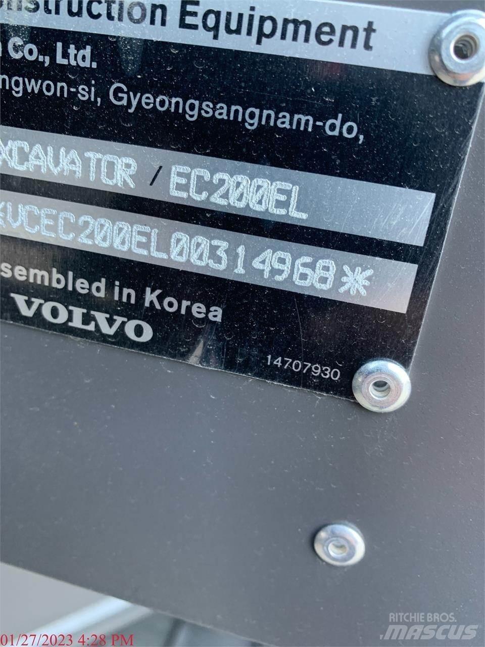 Volvo EC200EL Telakaivukoneet