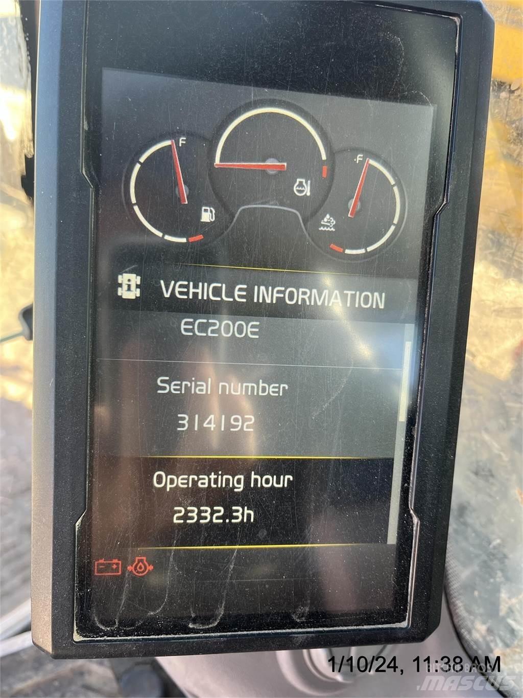 Volvo EC200EL Telakaivukoneet