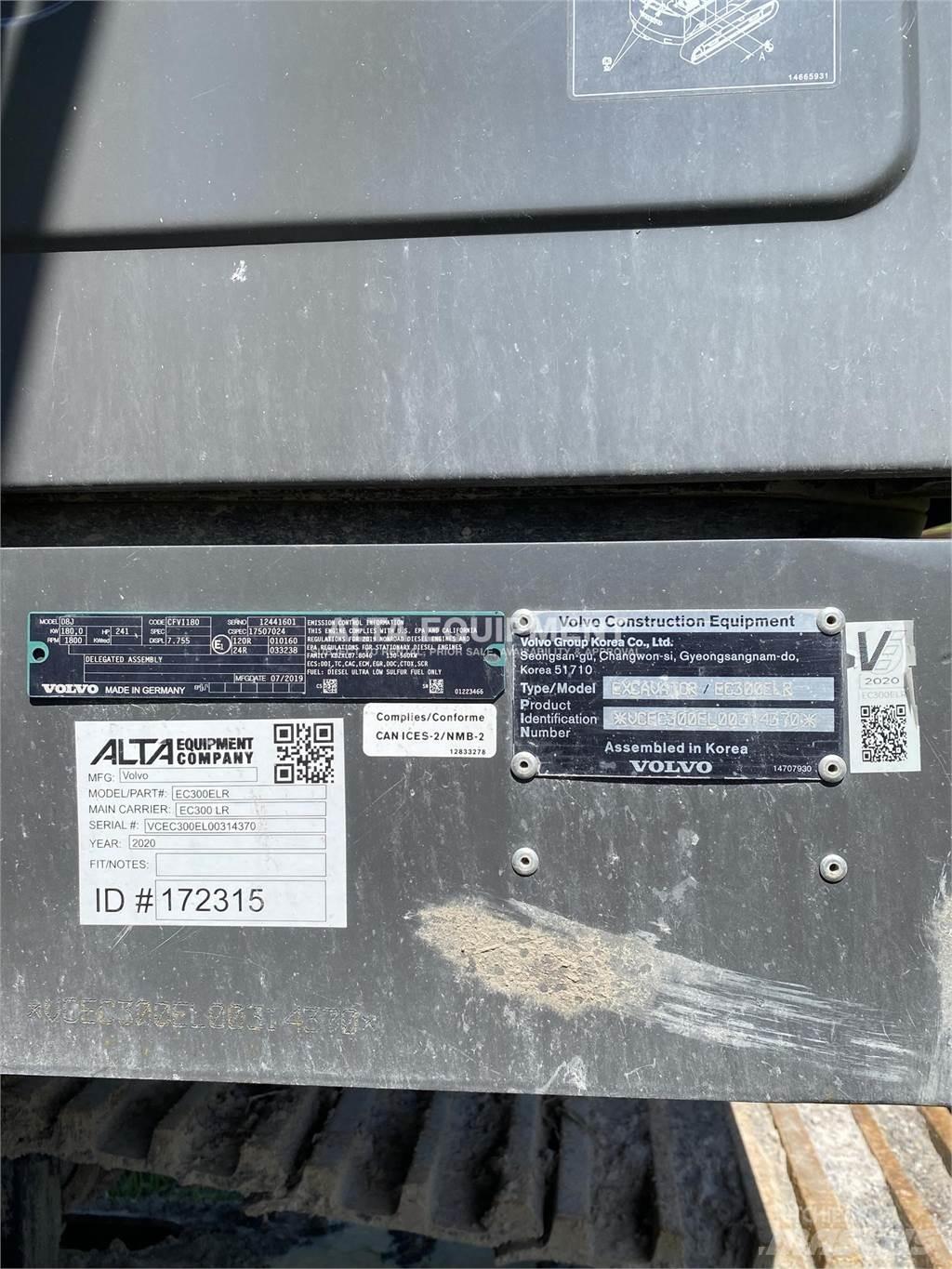 Volvo EC300E LR Telakaivukoneet