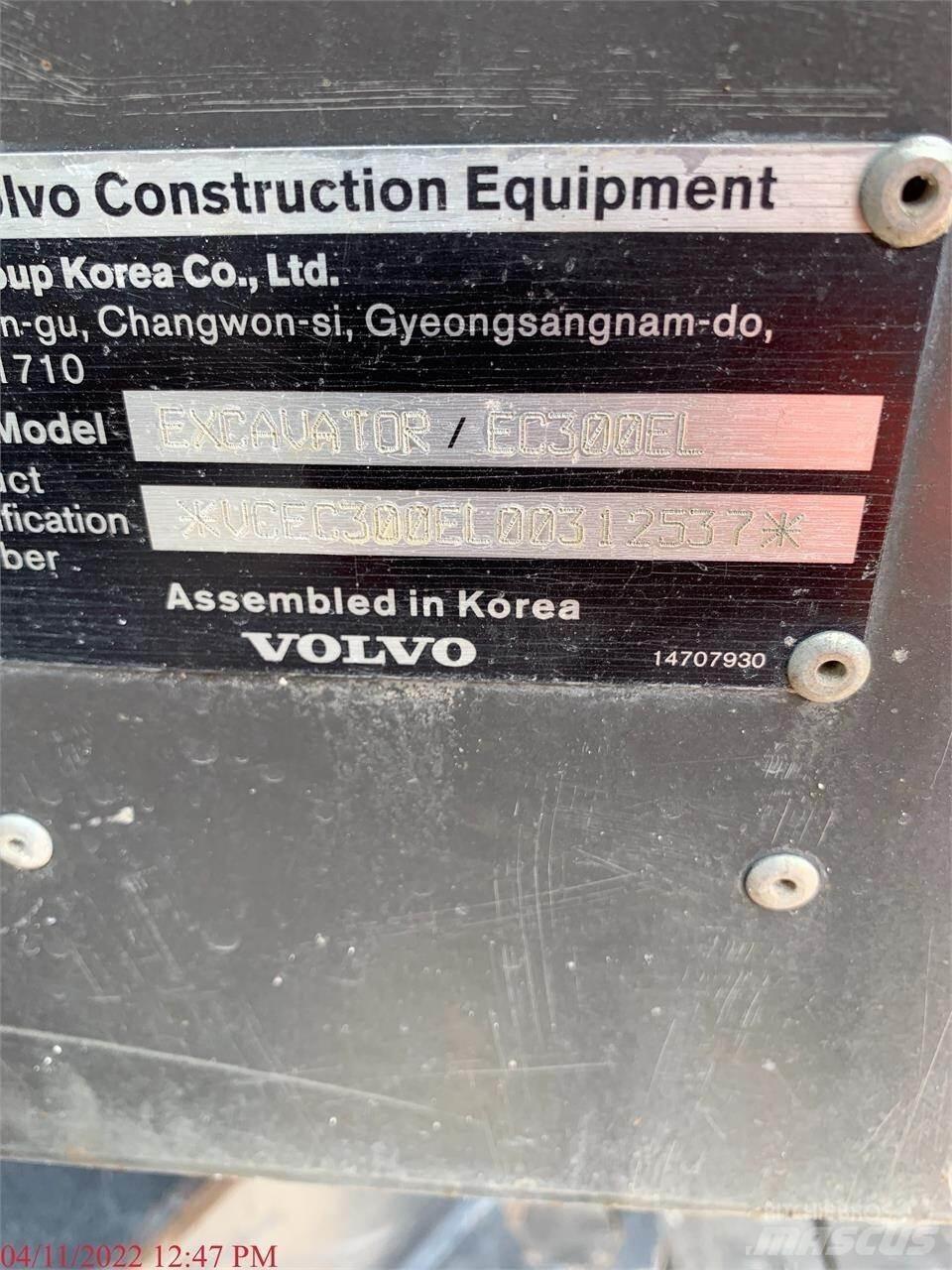 Volvo EC300EL Telakaivukoneet