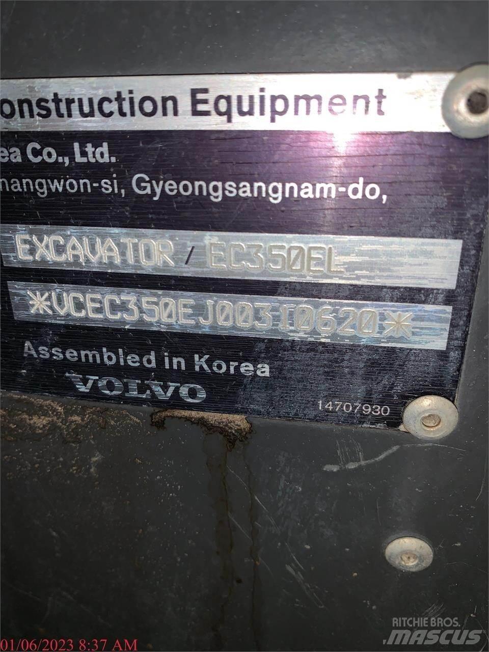 Volvo EC350EL Telakaivukoneet