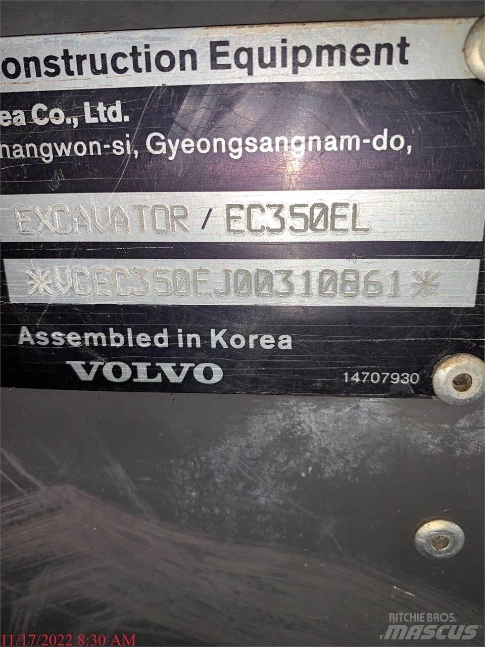 Volvo EC350EL Telakaivukoneet