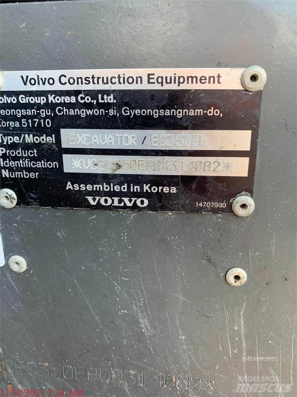 Volvo EC350EL Telakaivukoneet