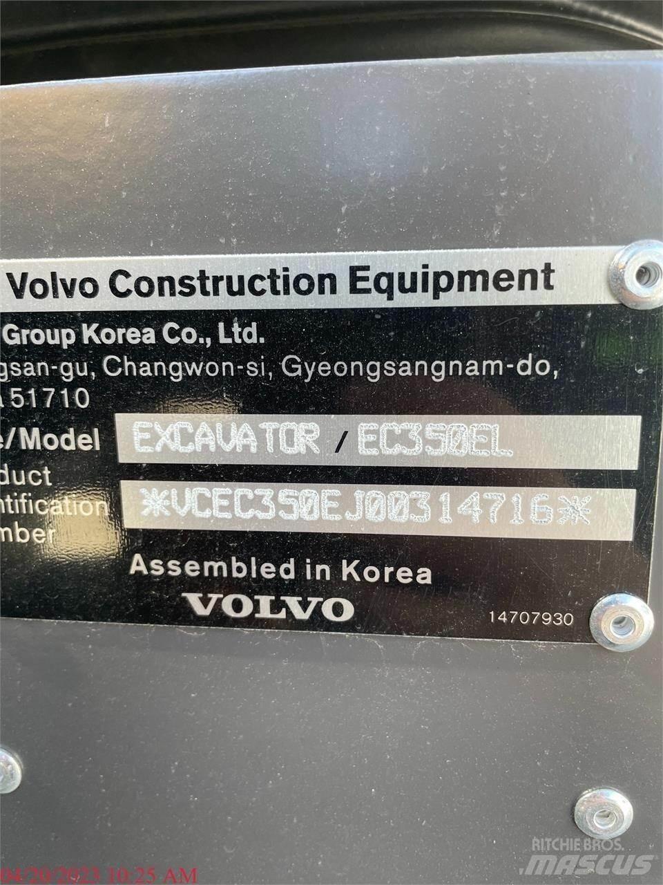 Volvo EC350EL Telakaivukoneet
