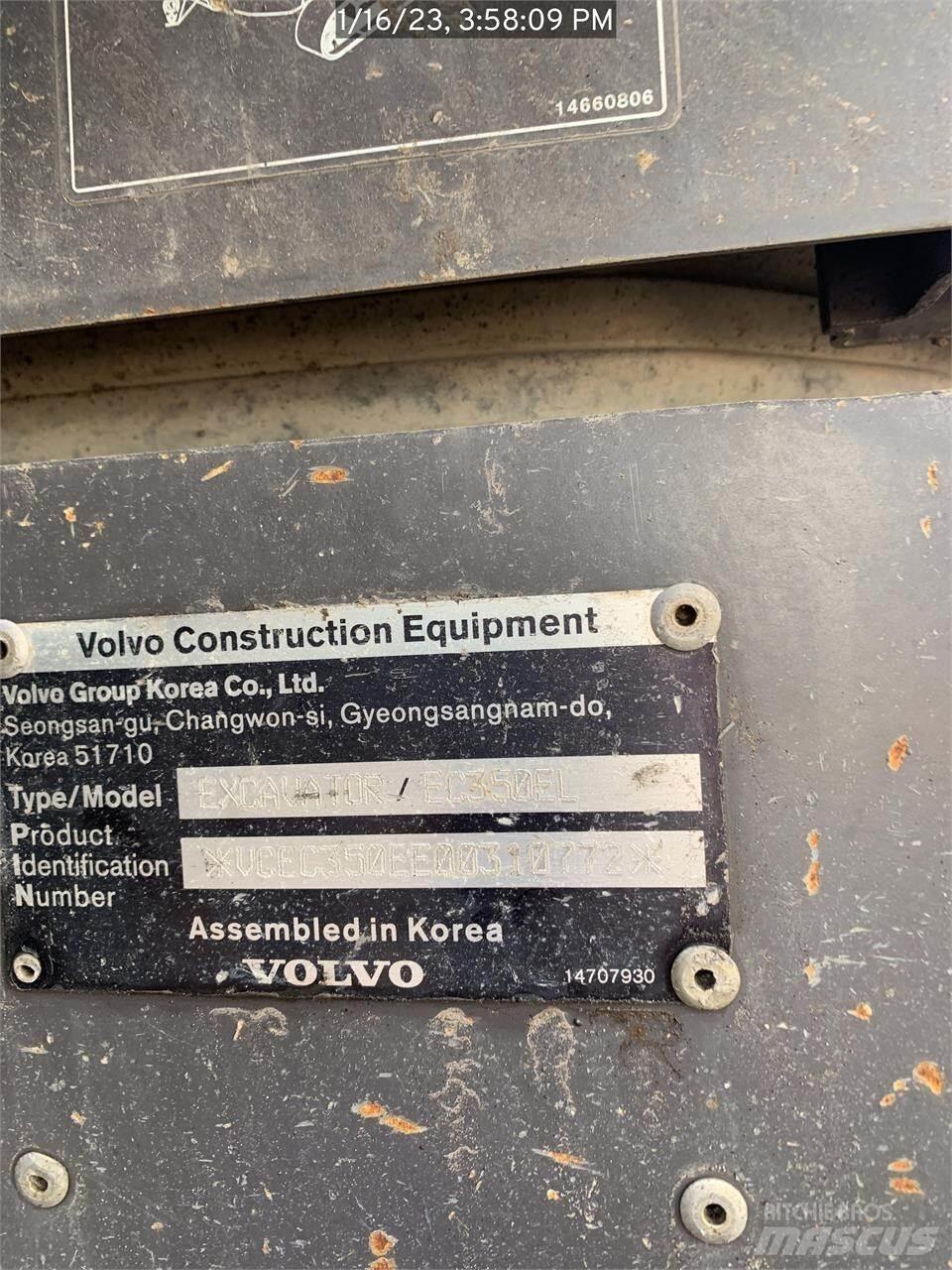 Volvo EC350EL Telakaivukoneet