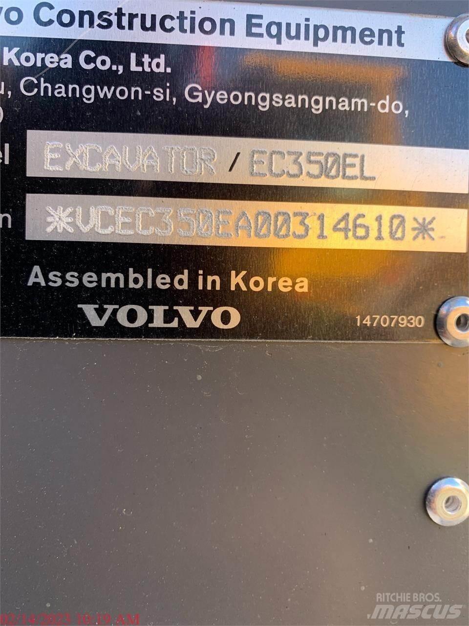 Volvo EC350EL Telakaivukoneet