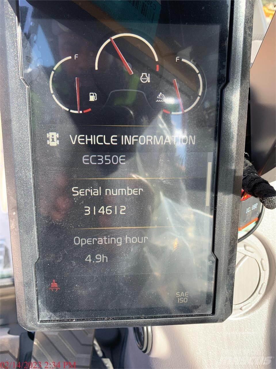Volvo EC350EL Telakaivukoneet