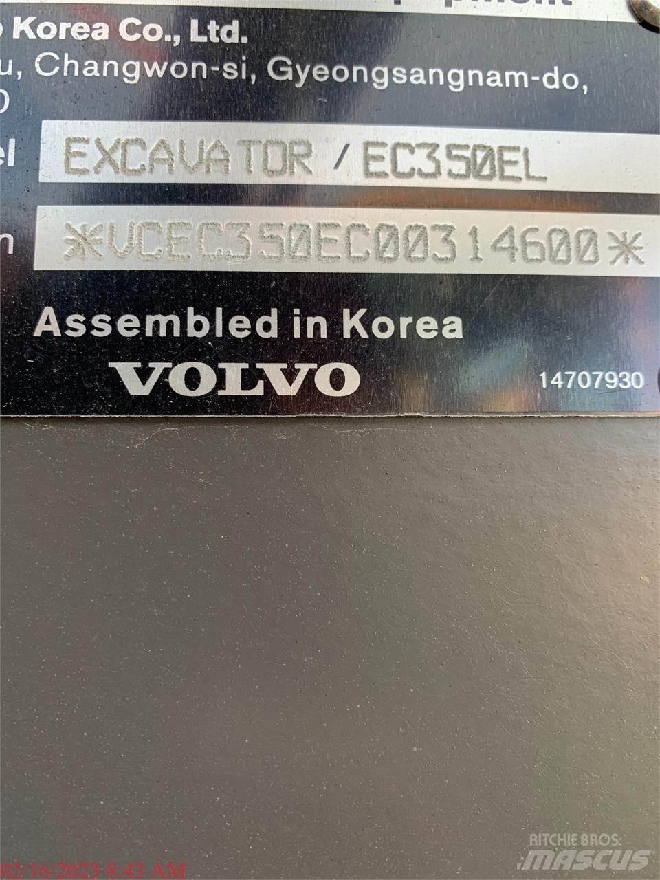 Volvo EC350EL Telakaivukoneet