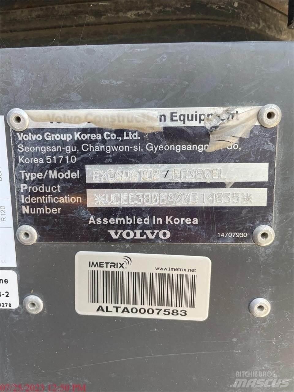 Volvo EC380EL Telakaivukoneet