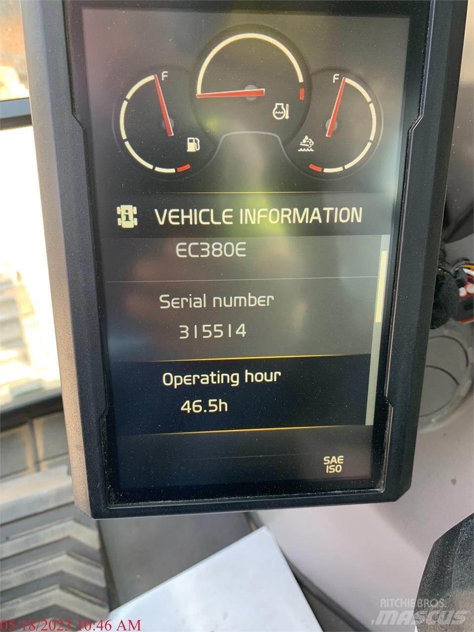 Volvo EC380EL Telakaivukoneet