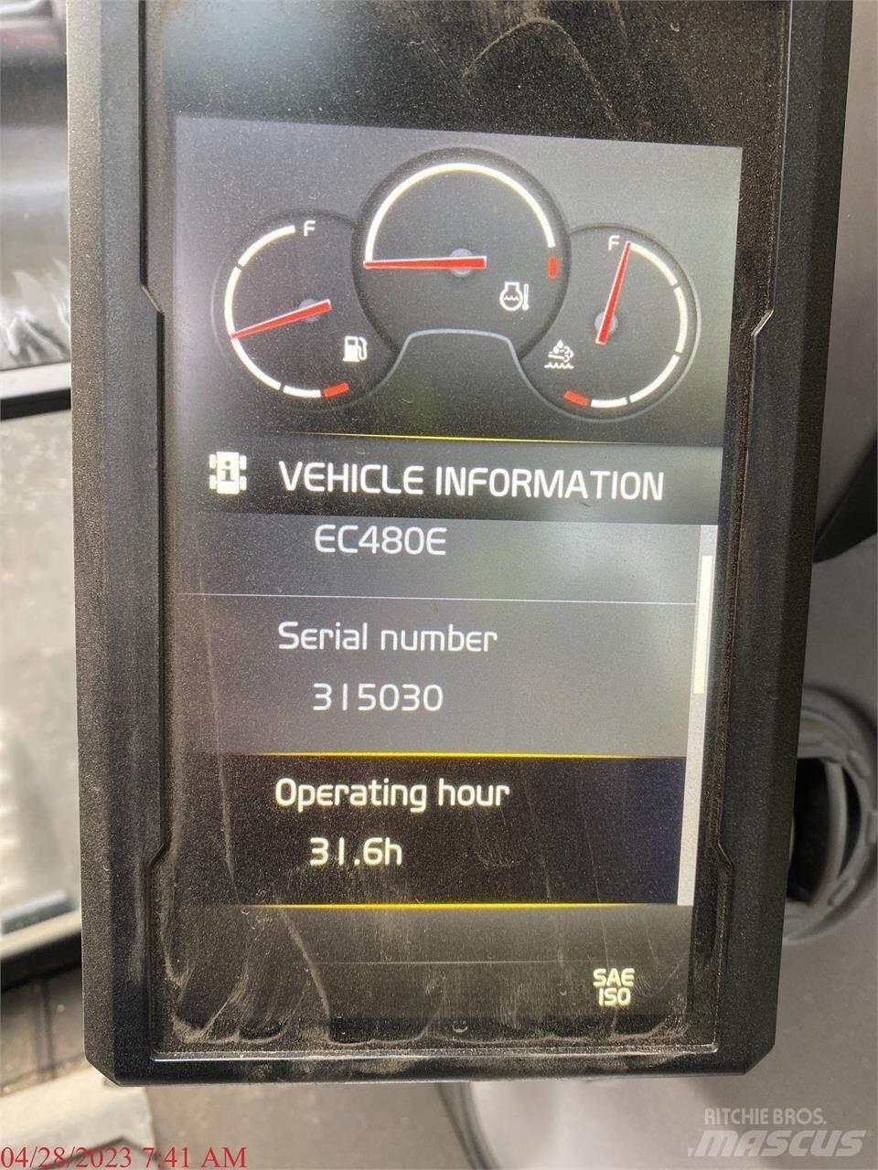 Volvo EC480EL Telakaivukoneet
