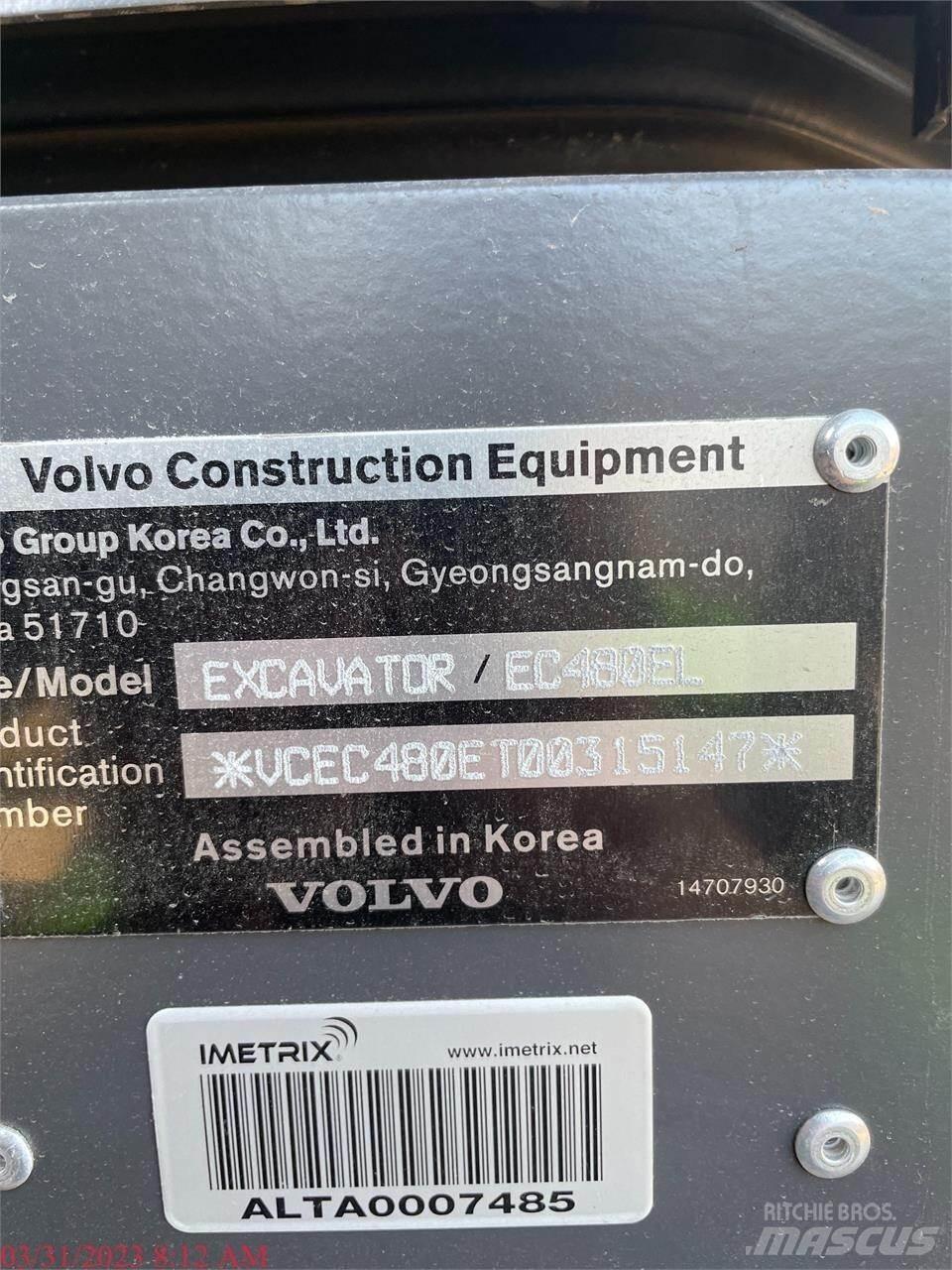Volvo EC480EL Telakaivukoneet